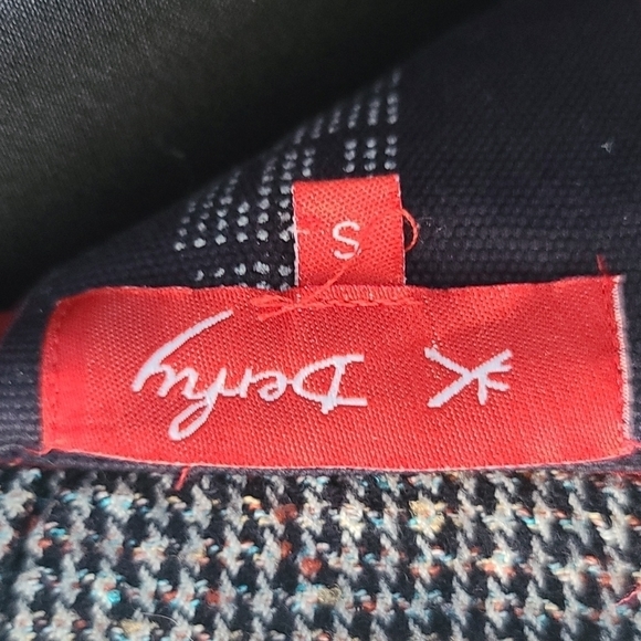 RENE Derhy tweed wool floral embroidery skirt , S - Picture 11 of 13